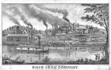 Zanesville Iron Works, Muskingum County 1875